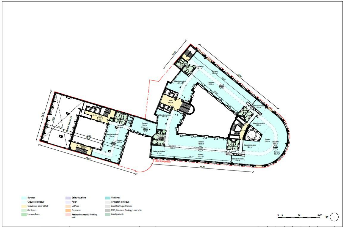 Bureau Paris 4825m² Location bureau Paris OLBUR2100550 2
